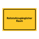 Rollstuhlzugänglicher Raum