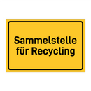 Sammelstelle für Recycling