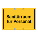 Sanitärraum für Personal