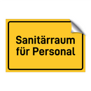 Sanitärraum für Personal