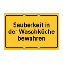 Sauberkeit in der Waschküche bewahren