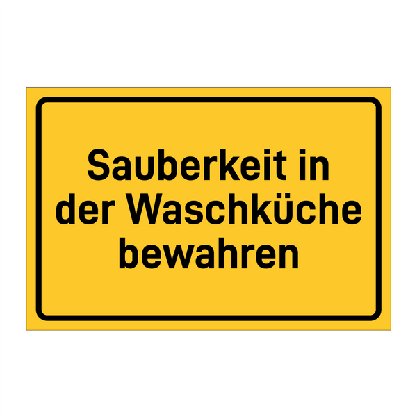 Sauberkeit in der Waschküche bewahren