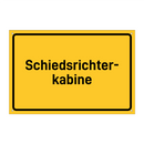 Schiedsrichter- kabine