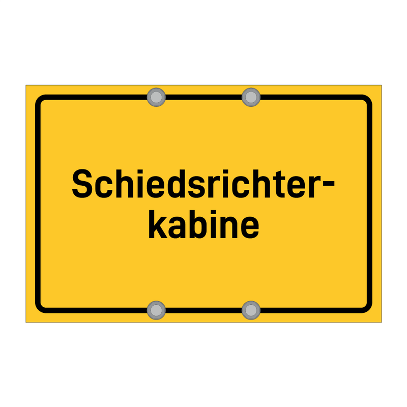 Schiedsrichter- kabine