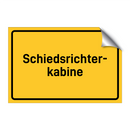 Schiedsrichter- kabine