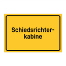 Schiedsrichter- kabine