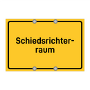Schiedsrichter- raum