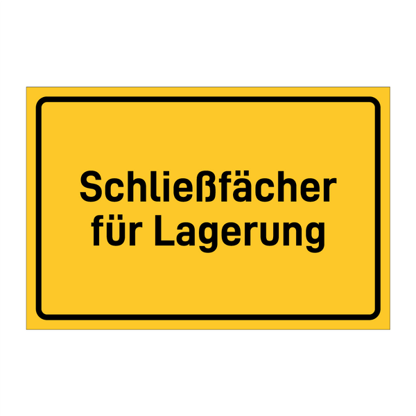 Schließfächer für Lagerung
