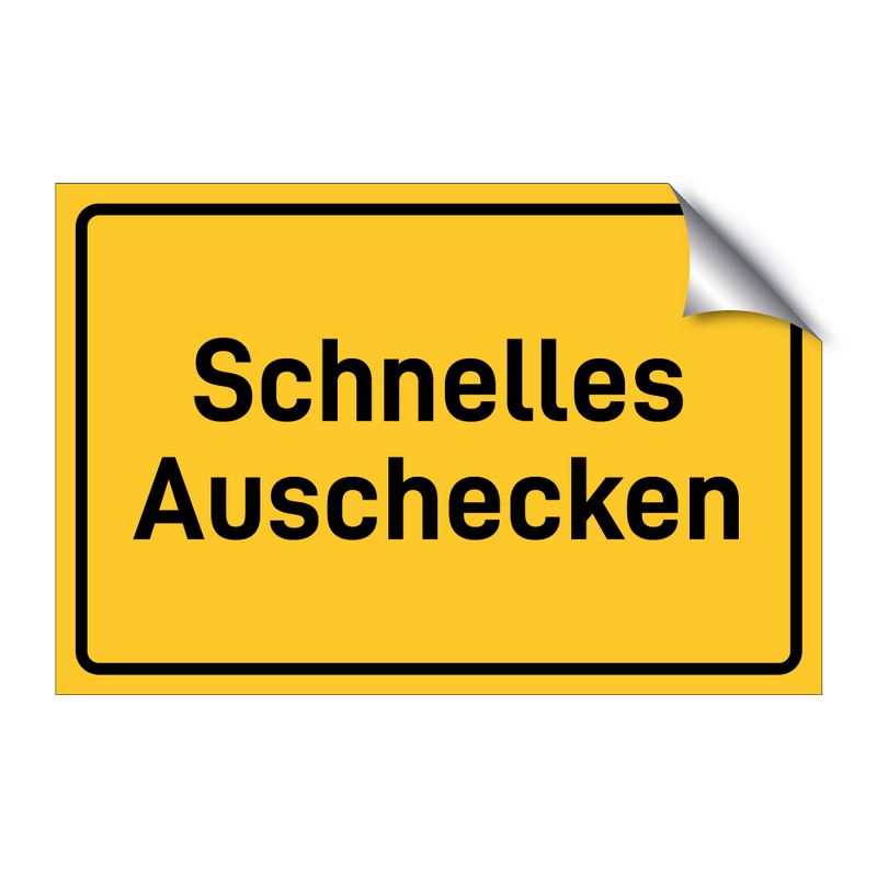 Schnelles Auschecken