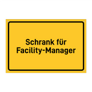 Schrank für Facility-Manager