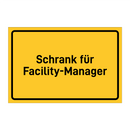 Schrank für Facility-Manager