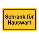 Schrank für Hauswart