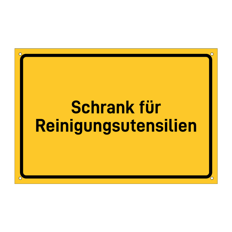 Schrank für Reinigungsutensilien