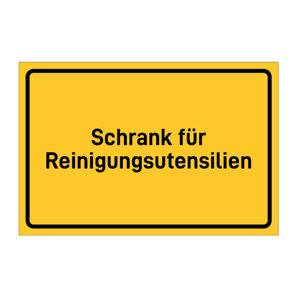 Schrank für Reinigungsutensilien