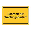 Schrank für Wartungsbedarf