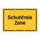 Schuhfreie Zone