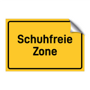 Schuhfreie Zone