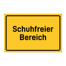 Schuhfreier Bereich