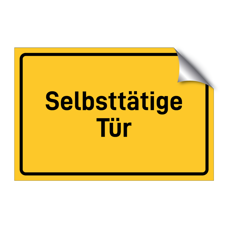Selbsttätige Tür