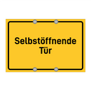 Selbstöffnende Tür