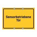 Sensorbetriebene Tür
