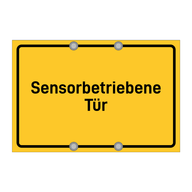 Sensorbetriebene Tür