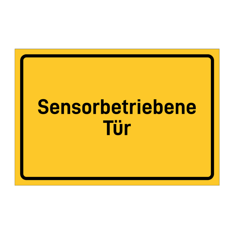 Sensorbetriebene Tür