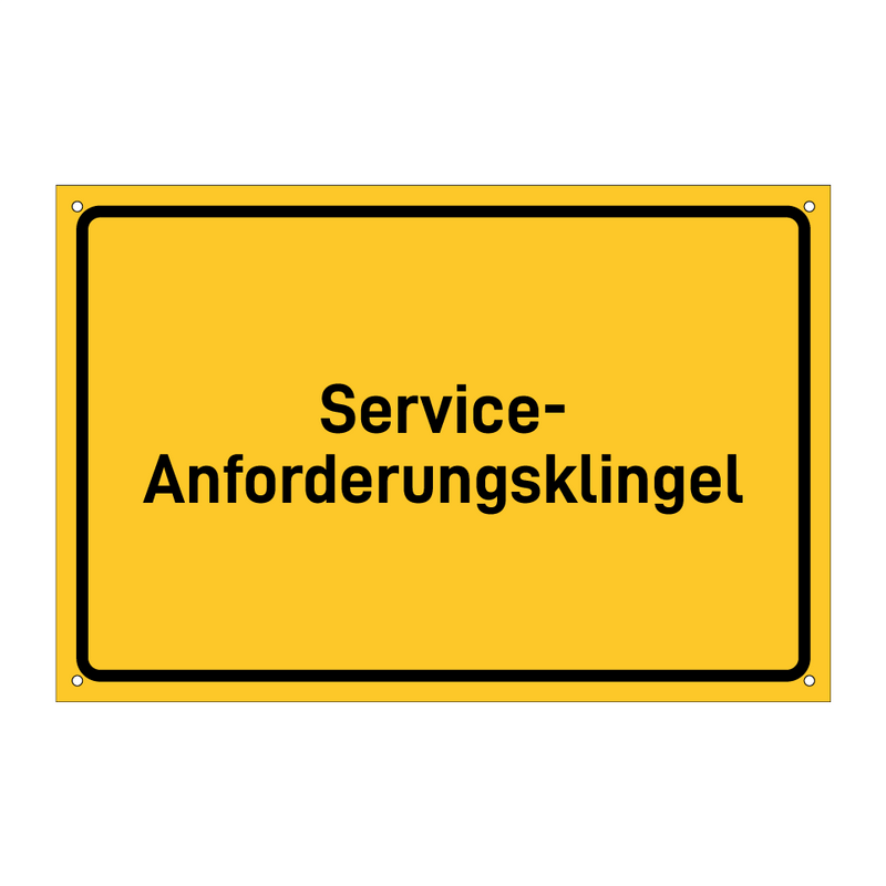 Service- Anforderungsklingel