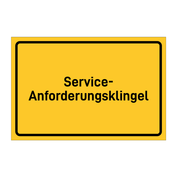 Service- Anforderungsklingel