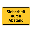 Sicherheit durch Abstand