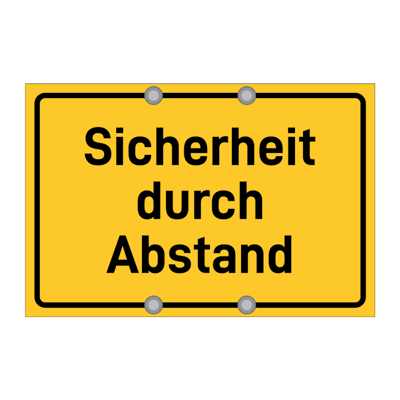Sicherheit durch Abstand