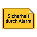 Sicherheit durch Alarm