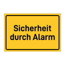 Sicherheit durch Alarm