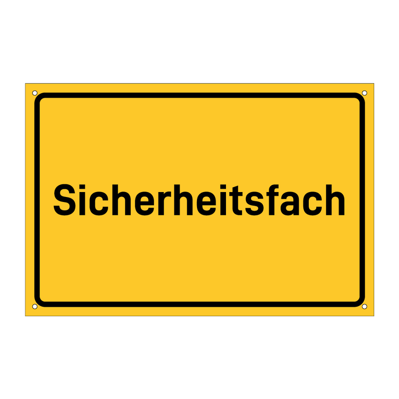 Sicherheitsfach