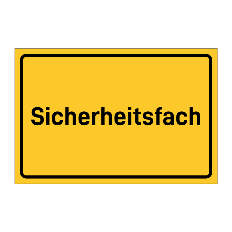 Sicherheitsfach