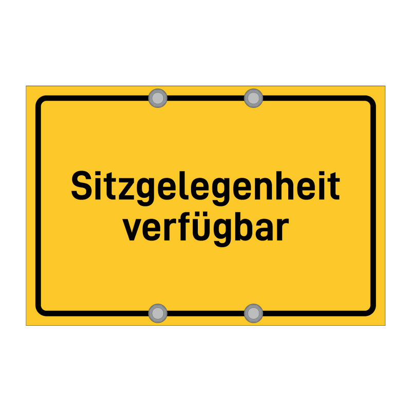 Sitzgelegenheit verfügbar