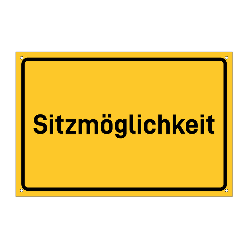 Sitzmöglichkeit