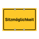 Sitzmöglichkeit