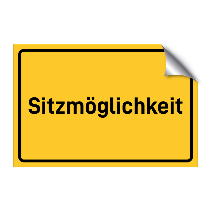 Sitzmöglichkeit