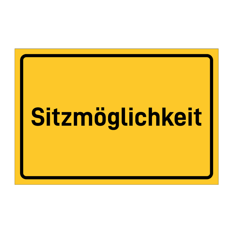 Sitzmöglichkeit