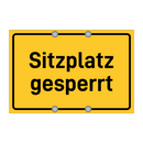 Sitzplatz gesperrt & Sitzplatz gesperrt & Sitzplatz gesperrt & Sitzplatz gesperrt