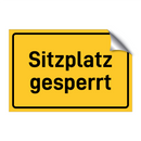 Sitzplatz gesperrt & Sitzplatz gesperrt & Sitzplatz gesperrt & Sitzplatz gesperrt