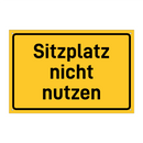 Sitzplatz nicht nutzen