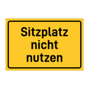 Sitzplatz nicht nutzen