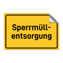 Sperrmüll- entsorgung