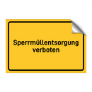 Sperrmüllentsorgung verboten