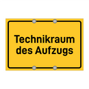 Technikraum des Aufzugs