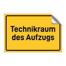 Technikraum des Aufzugs