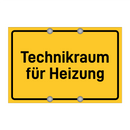 Technikraum für Heizung