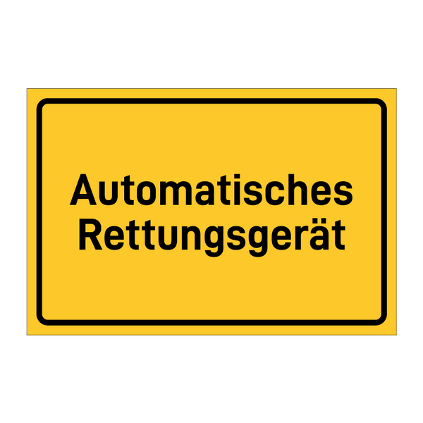 Automatisches Rettungsgerät & Automatisches Rettungsgerät & Automatisches Rettungsgerät